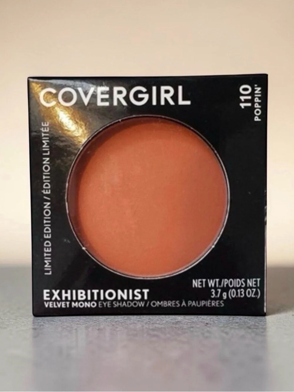 5️⃣COVERGIRL Exhibitionist Velvet Mono Eyeshadow - 110 Poppin Or 5 For 25